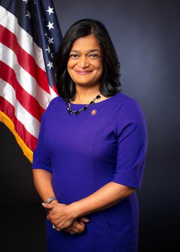 Congressional Representative Pramila Jayapal, D - CD 7